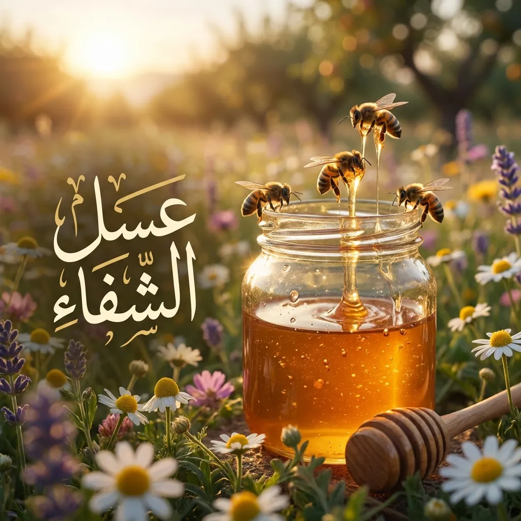 عسل الشفاء طبيعى ومن مزرعنا